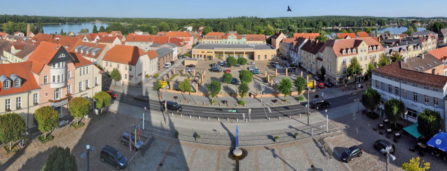 Marktplatz Fürstenberg/Havel Bild: Matthias Henke | Ev-Kirchengemeinde Fürstenberg/Havel, 2019