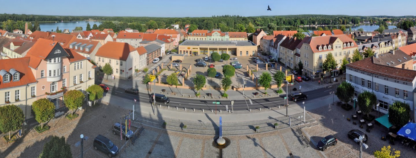 Marktplatz Fürstenberg/Havel Bild: Matthias Henke | Ev-Kirchengemeinde Fürstenberg/Havel, 2019
